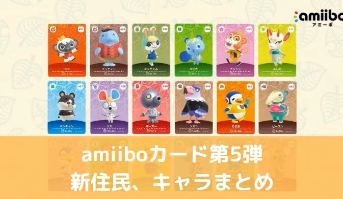 サイン・掲示用品 パネル どうぶつの森 amiiboカード 第5弾 住民24枚